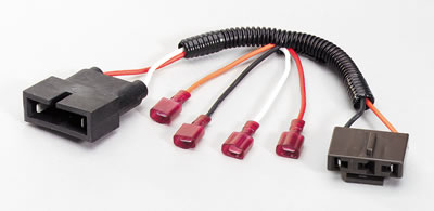 1990 Ford Bronco - This wiring harness adapter connects different electrical components.