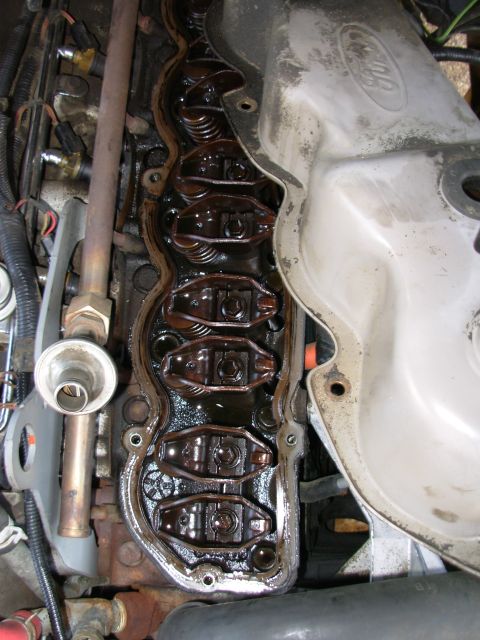 1995 Ford F-150 - The main leak is the big GAP almost halfway down on the R side (LEFT in the pic) just this side of the last visible bolt hole, but there's…