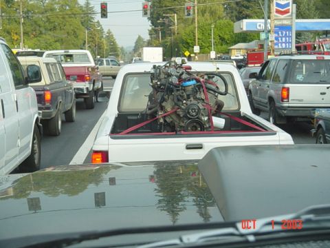 1989 Ford Bronco - In traffic