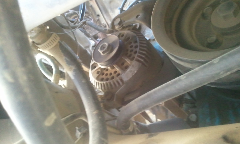 Alternator in engine bay