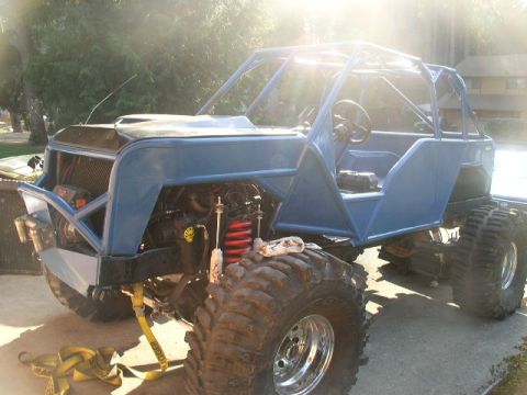 1979 Ford Bronco - This custom-built buggy features a prominent roll cage and oversized tires, suggesting it's designed for extreme off-road use.
