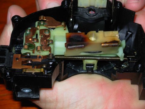 1983 Ford Bronco - There are several possible failures, and this may be a rare one: the main headlight wiper overheated. Note that this switch contains a wipe…