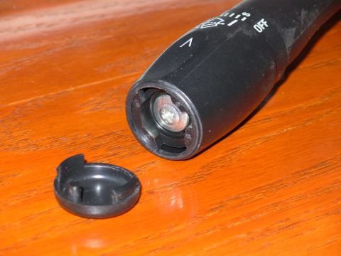 1983 Ford Bronco - To clean the wiper switch, it's not necessary to remove the MFS from the column. Just pop the cap off the end and remove the screw while ho…