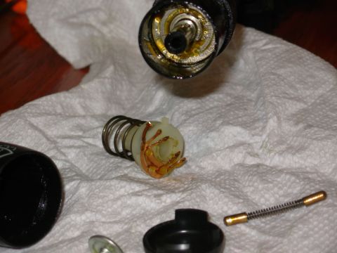 1983 Ford Bronco - After cleaning the contacts (with Electrical Contact Cleaner), apply a light film of silicone electrical grease, and reassemble the switch.…