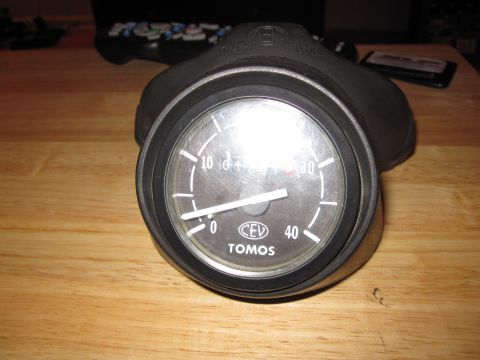 1981 Garelli Rally Sport - This is a CEV Tomos speedometer gauge, likely from a motorcycle.
