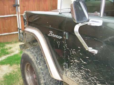 1975 Ford Bronco - The barn wasn't as fast as the Bronco, but it was sturdier.