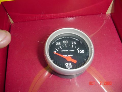 1989 Ford Bronco - Oil guage....dont really trust the factory one
