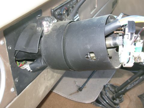 1975 Ford Bronco - Once the shell is removed, feed the wires through the column and remove the switch. Then feed the new switch's wires right back in. For ste…