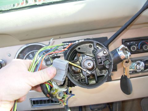 1975 Ford Bronco - Hang onto the old switch at least until the new switch is fully connected & tested working. For steering wheel removal, see: [url=http://ww…