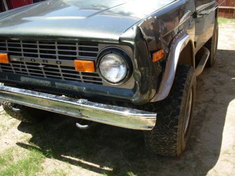 1975 Ford Bronco - This is enough to drive it around to a few body shops for estimates.