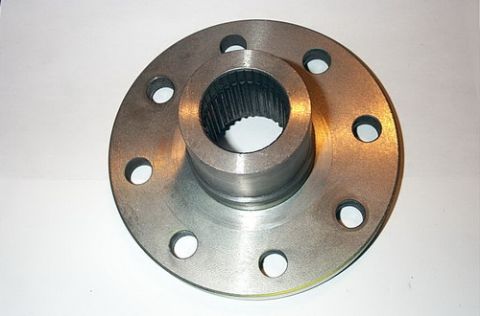 1990 Ford Bronco - A close-up view of a metal wheel hub flange, likely a replacement part.