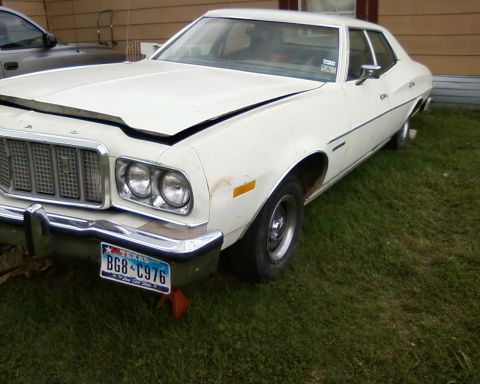 1976 Ford Torino - They fit just right on my 14x5.5 steel wheels. Just a wee bit of space between the face of the wheel and the edge of the beauty ring.