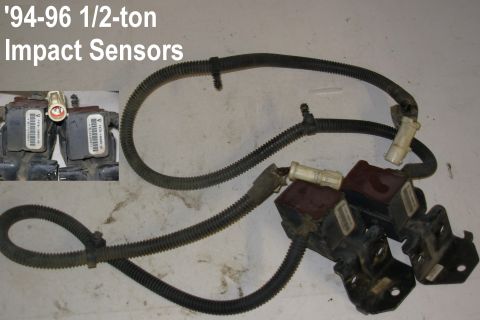 1983 Ford Bronco - SOLD Front Impact Sensors from a '94 F150 fit '94-96 F150 & Bronco (possibly others). [url=http://www.supermotors.net/registry/media/831136…