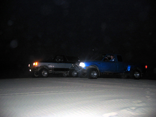 me and brian with his 2wd ranger