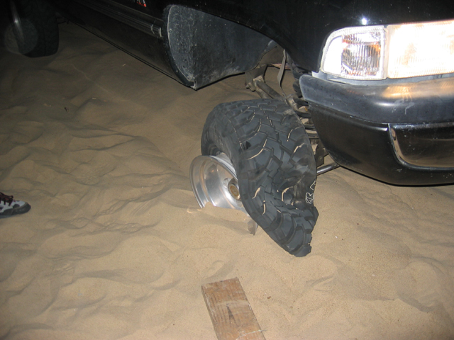 this guy thought that it was cool to do drunken donuts while at 10 psi.....