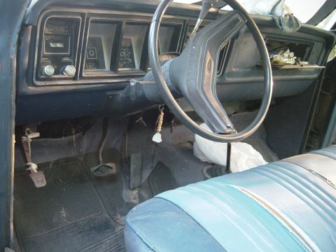1979 Ford Bronco - Interior view of a 1979 Ford Bronco, highlighting the dashboard and seating.