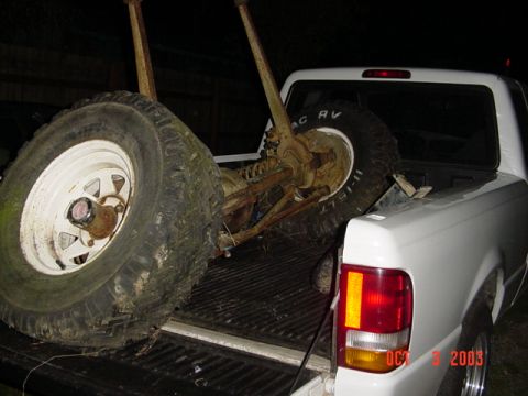 1979 Ford Bronco - Dosent fit...gotta take the wheels off