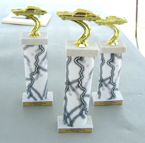 2007 Ford Mustang - Trophies from the Elitestangs Southeast Car Show, awarded 1st, 2nd, and 3rd place.