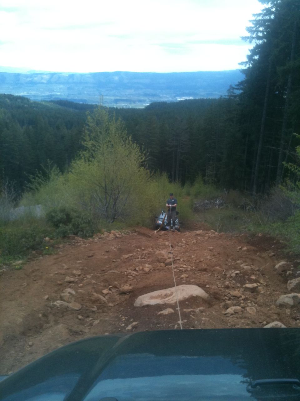 Time to pull cable..