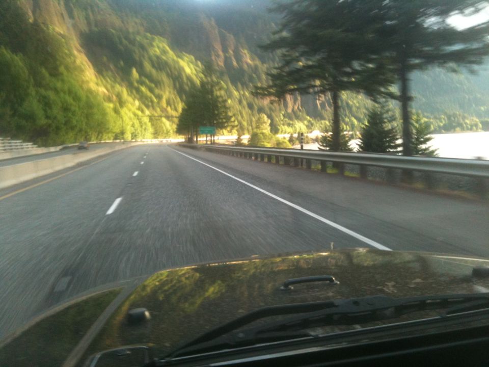 On the way bhome after a great scouting trip.