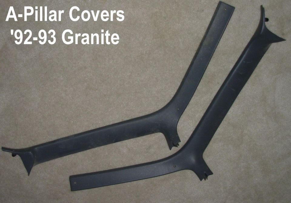 A-Pillar Covers '92-93 Granite