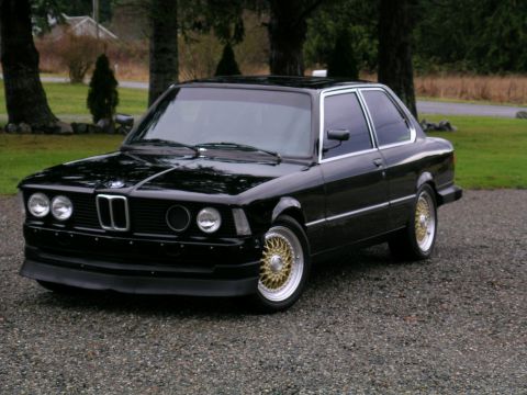 1982 BMW 3 Series - This 1982 BMW 3 Series sedan features a classic body style and gold BBS wheels.