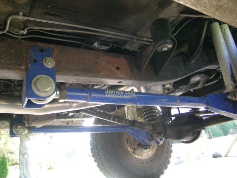 1966 Ford Bronco - Aftermarket suspension components are visible on the underbody of this vehicle.