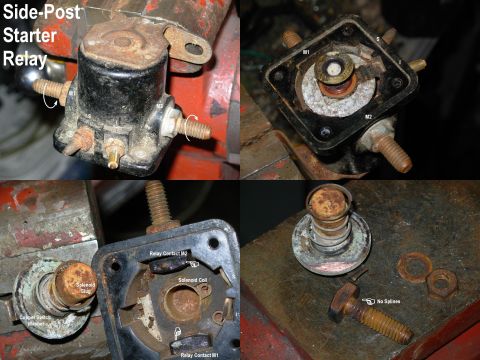 1983 Ford Bronco - Side-Terminal (Old-Style) Starter Relay (E9TZ-11450-B) IF THE IMAGE IS TOO SMALL, click it. The worst characteristic of this design is that…