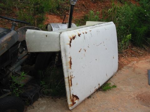 1969 Ford Bronco - pay close attention to the bondo in the drip rail,