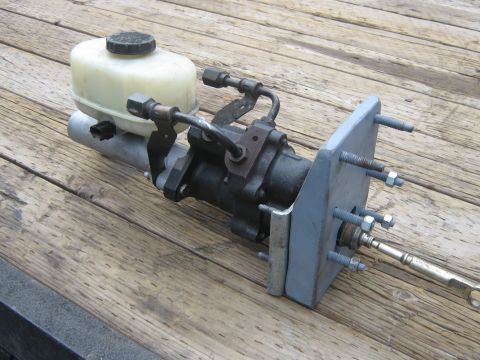 1978 Ford Bronco - This is a brake master cylinder assembly, likely removed from a vehicle for repair or replacement.