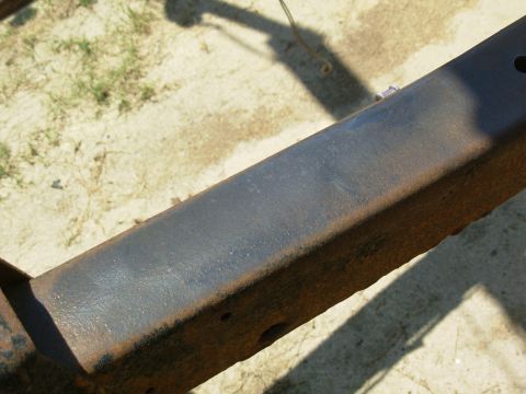 1976 Ford Bronco - This frame has no VIN stamping under the passenger seat.