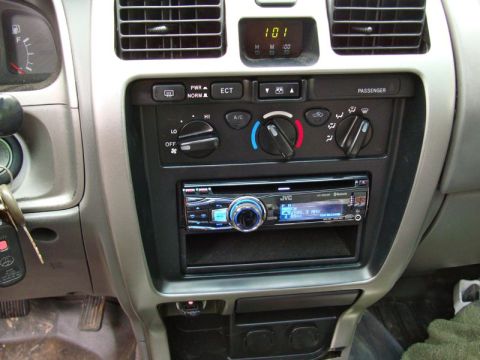 2002 Toyota 4Runner - Interior view of a 2002 Toyota 4Runner, highlighting the JVC stereo and dashboard controls.