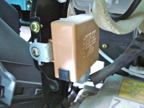 2002 Toyota 4Runner - A close-up view of a Toyota branded relay, likely part of the vehicle's electrical system.