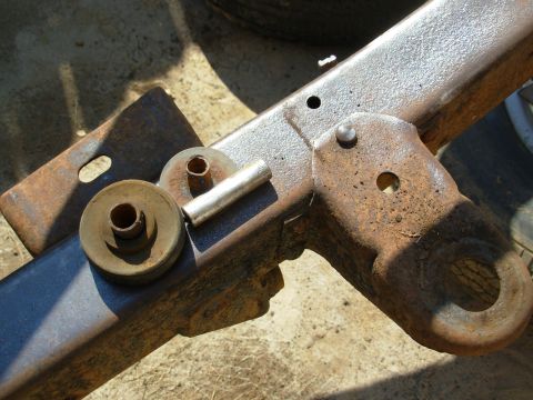 1976 Ford Bronco - This Craftsman 3/8" drive 11mm socket was the perfect size to knock the bottom sleeve out of the body mount.