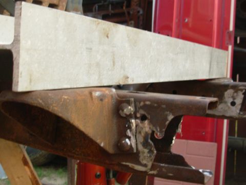 1976 Ford Bronco - The body mount perch on this side is perfect now.