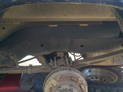 1986 Ford Bronco - Test fit wedged in not bolted.
