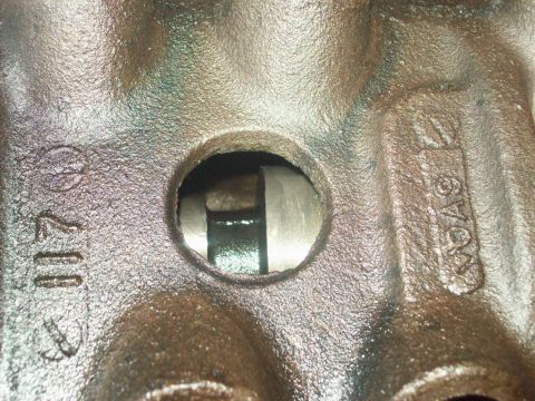 1985 Ford Bronco - Engine block casting detail with visible part numbers and markings.