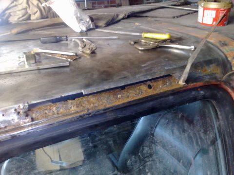 1978 Ford Bronco - A lot of this rot here and still to be cut out has been caused by a crap repair done before. Poor fabrication and lots of filler have made…