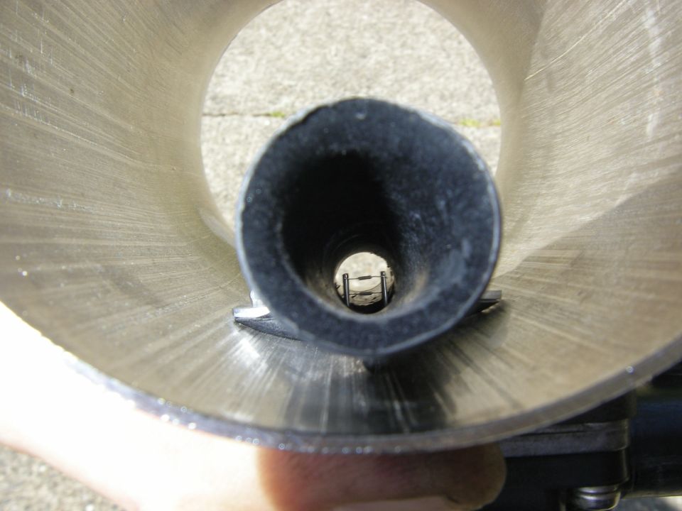 Mass air sensor interior view