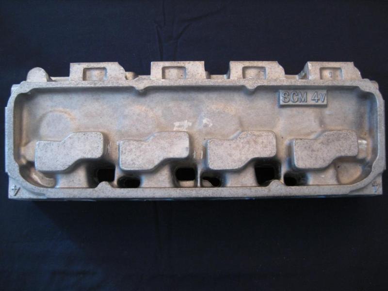 Aluminum engine intake manifold with SCM 4V casting
