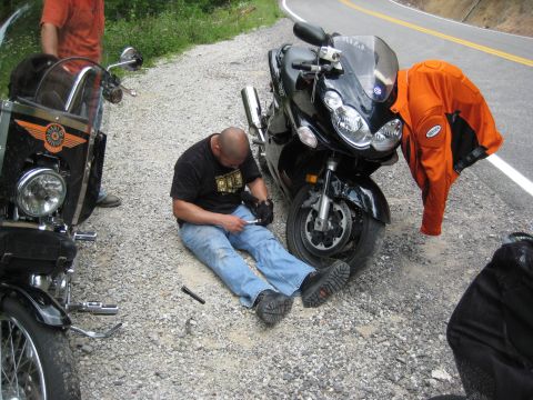 2008 Yamaha FZR1000 “Fuzzy One - TOTALLED”