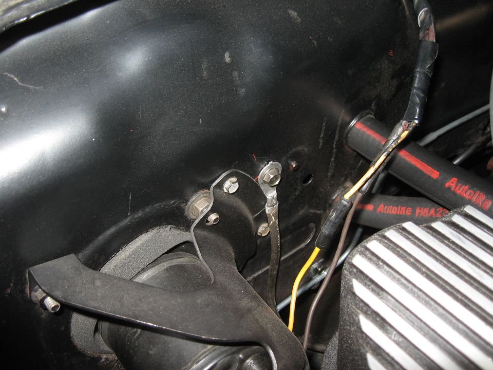Engine bay wiring and Autolite hoses