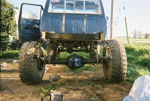 1976 Ford F-100 - ORD chevy shackle flip brackets