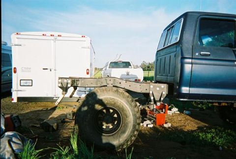 1976 Ford F-100 - chevy 63s- 8" shackle
