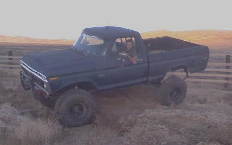 1976 Ford F-100 - first time ever testing new rear suspension/axle