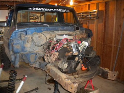 1976 Ford F-100 - home and in the garage ready to tear down and start complete build up