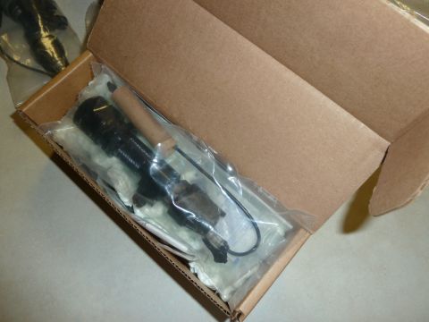 1992 Ford Mustang - Unidentified automotive part in protective packaging within a shipping box.