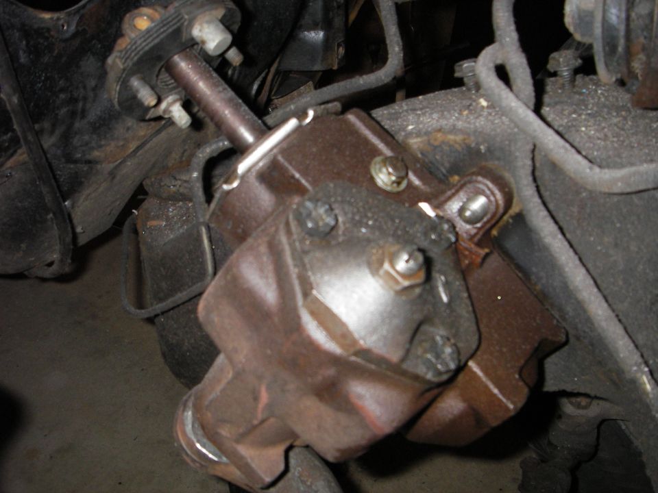 manual steering box
