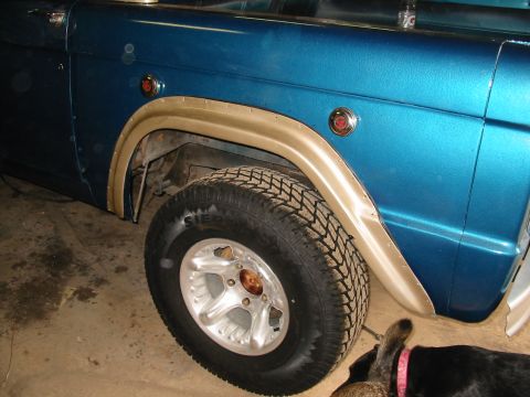 1969 Ford Bronco - color matched flares