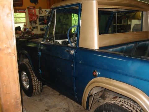 1969 Ford Bronco - was worried that colors would not go together. wife picked it. I think it came out ok